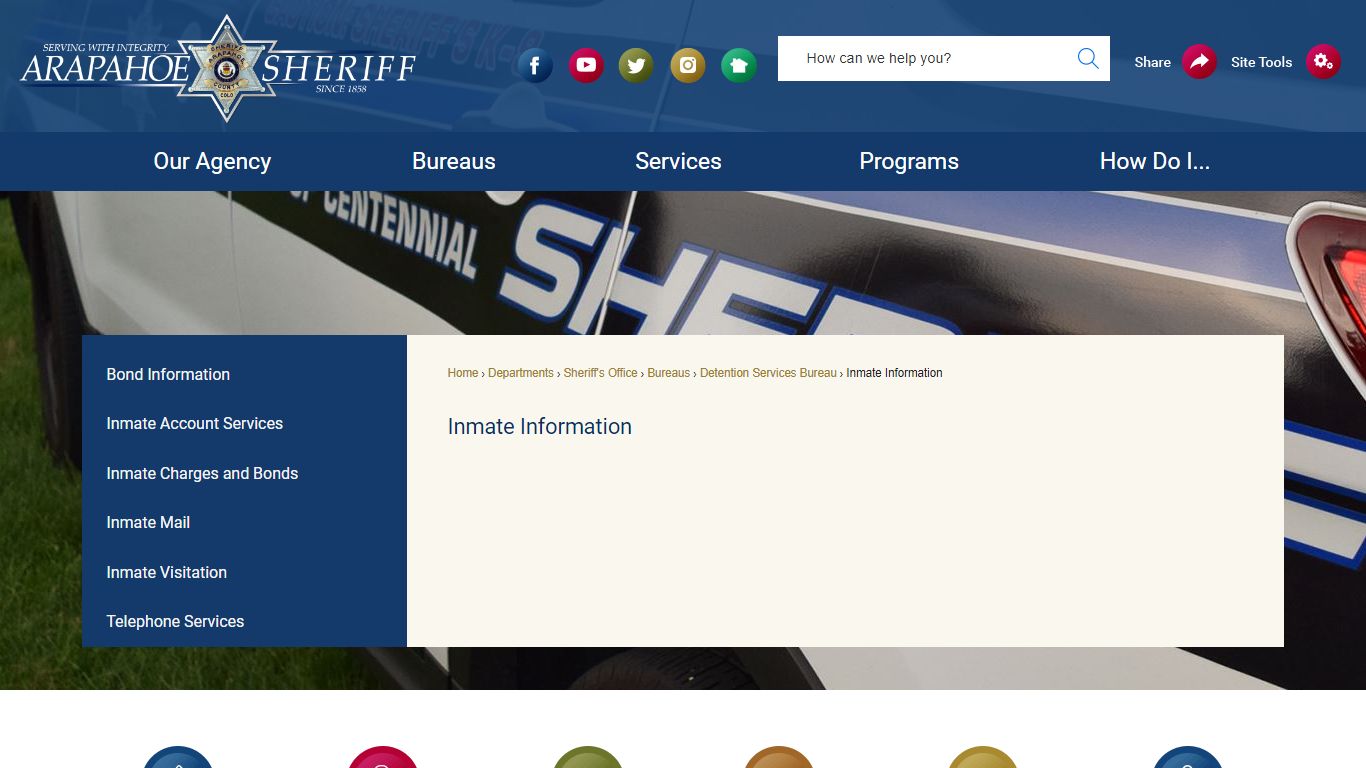 Inmate Information | Arapahoe County, CO - Official Website